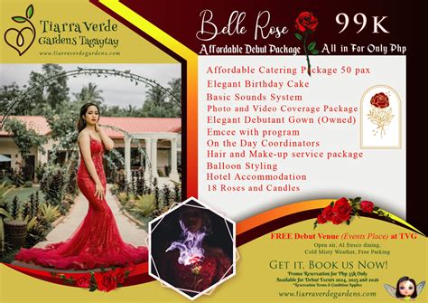 diamond hotel debut package price|Social Events .